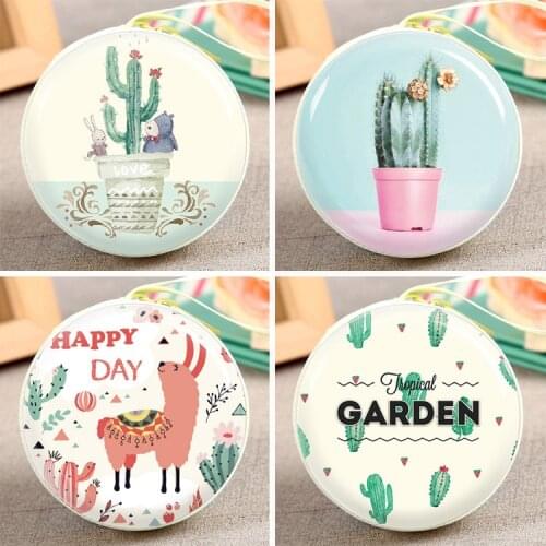 12pc/lot Cute cartoon fruit animal girl round tin iron box / mini metal case/ coin storage bag/headset bag