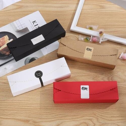 20Pcs/Lots Kraft Paper Gift Boxes DIY Handmade Candy Chocolate Packing Boxes Wedding Cake Case Christmas Gift Wrapping