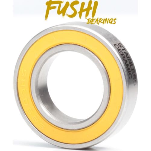 6903-2RS Stainless Bearing 17*30*7 mm ( 1 PC ) ABEC-3 6903 RS Bicycle Hub Front Rear Hubs Wheel 17 30 7 Ceramic Balls Bearings