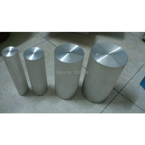 200 mm length Aluminum material 64teeth T5 type timing pulley bar stock machine mention customized part