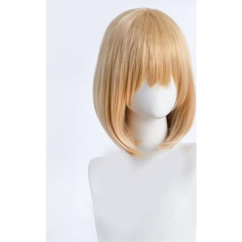 Anime Howls Moving Castle Howl Short Wig Synthetic Hair Cosplay Prop Halloween Party Decor for Men Boy Gift 1pcs