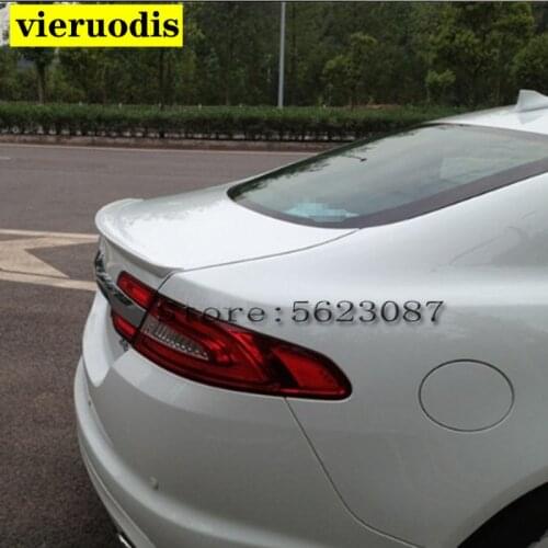 Car Styling High Quality PU Material Unpainted Color Rear Roof Wing Lip Trunk Spoiler Wing For Jaguar XF 2012 2013 2014 2015
