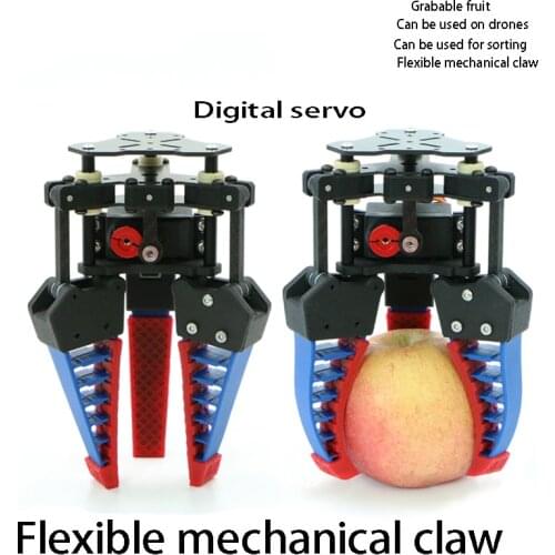 Bionic flexible manipulator can grasp 100-20mm object underwater mechanical claw soft finger claw robot