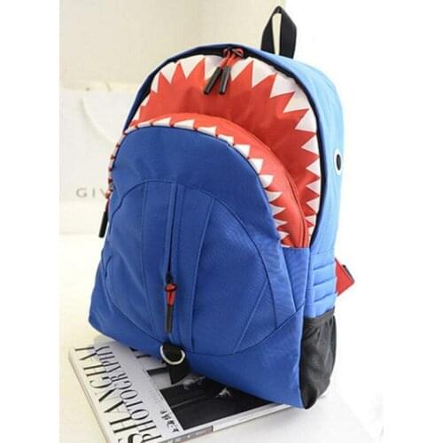 Large Shark Backpack Girls Boys Cute School Kids Book Bag for Children Leisure Fashion Trend Large Medium Small Size