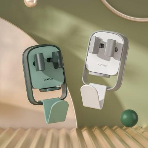 New electric toothbrush holder, cup rack punch-free wall-mounted bathroom household dental appliances gravity sensor artifact