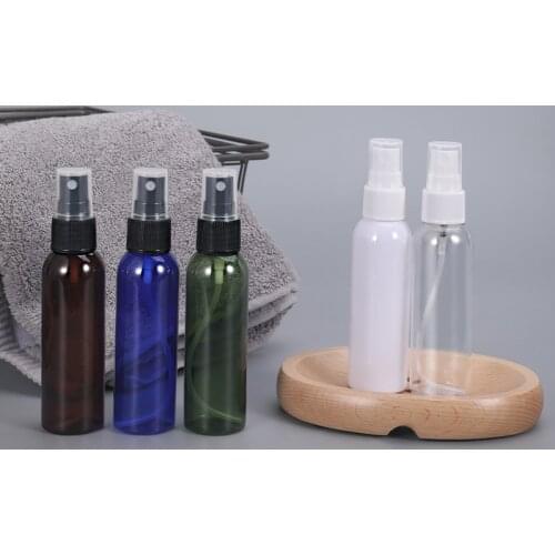 10PCS of 60ML Fine Mist Spray Bottles Clear PET Plastic Portable Empty Perfume Bottle Cosmetic liquid storage container