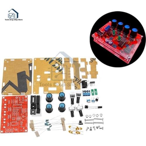 ICL8038 Signal Generator DIY Kit Output 5Hz~400kHz Adjustable Frequency Amplitude Sine Triangle Square Sawtooth