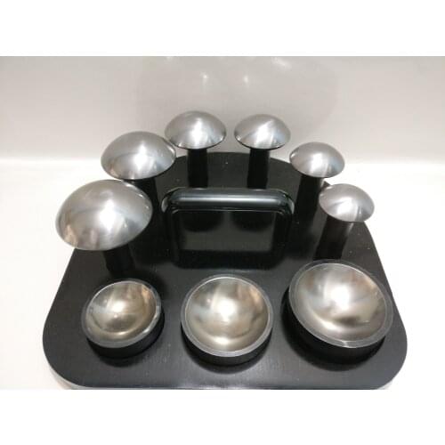 Jewellery making Dapping Block Solid Steel Punches Metal Bead Jewelry Sculpture Forming