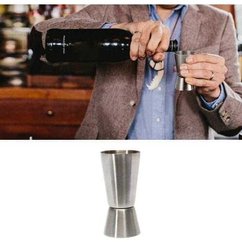 High Quality Stainless Steel Double End Jigger Shot Measure Cup Cocktail Drink Wine Shaker Bar Accessories Gadgets