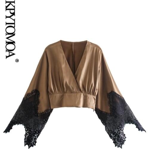 KPYTOMOA Wide Blouses