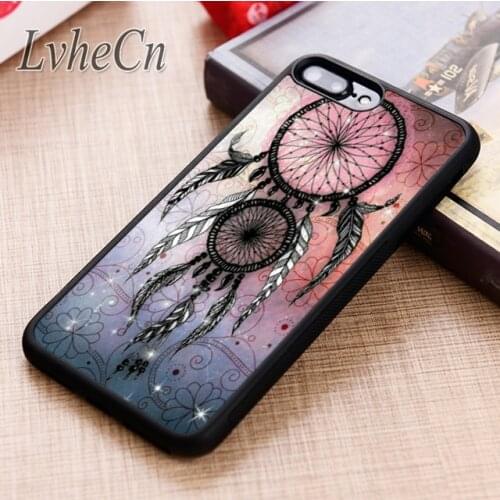 LvheCn Fashion Dream Catcher Boho phone Case cover For iPhone 5 6 6s 7 8 plus X XR XS max 11 12 Pro Samsung Galaxy S8 S9 S10