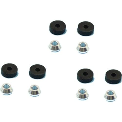 6Pcs Rubber Ring Set for WLtoys V966 V977 XK K110 K120 RC Helicopter Airplane Drone Spare Parts Accessories