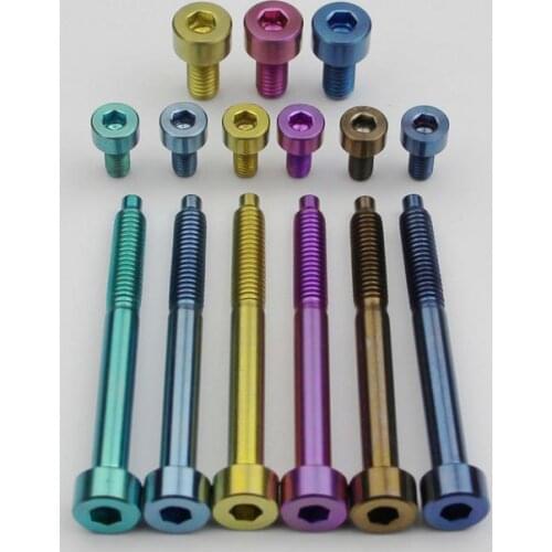 Rainbow color titanium alloy FR Screw Set/Separate purchase