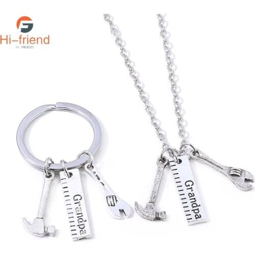 New Creative Trend Necklace Chemical Bottle Toothbrush Toothpaste Metal Idea Necklace for Women Men Pendant Jewelry Accessories