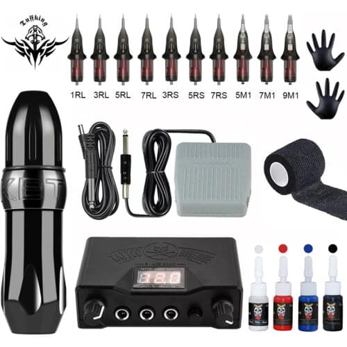 Professional Rotary Tattoo Machine Swiss Motor Pen Permanent Makeup Tattoo Machine Sets Tattoo Power Strong Quiet Motor Supply