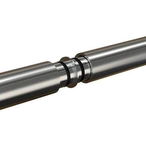 Stainless Steel Sliding Barn Door Hardware Connector for Pipe Track