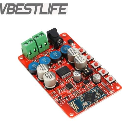 VBESTLIFE Universal Wireless Bluetooth 4.0 Audio Receiver Digital TDA7492P 25W+25W Amplifier Board Free Shipping