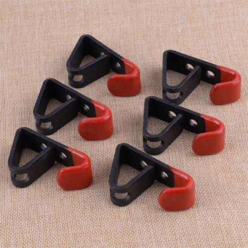 High Quality 6pcs 13-22'' Tire Wheel Rim Hub Hanging Plastic Hook Metal Holder Shop Display Stand Rack Wall Mounted Racing Hook