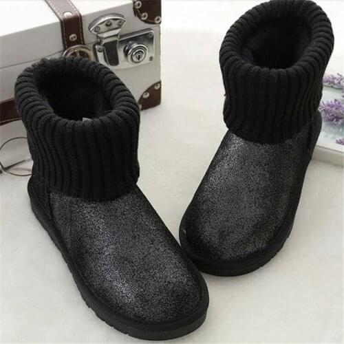 2020 Women Snow Boots Genuine Leather Warm Winter Boots Women Ankle Boots Warm Winter Shoes Hot Sale Free Shipping