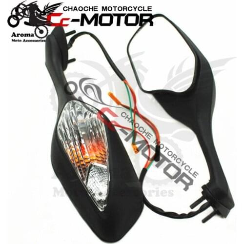 2008-2014 year black brand motorbike moto side mirrors with turn signal light for honda CBR1000RR rearview motorcycle mirror LED