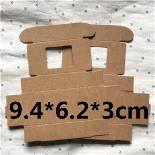 50PCS 9.4*6.2*3CM Box For Gift Christmas Packing Gift Box Handmade Soap Candy For Wedding Decorations Event Party Supplies