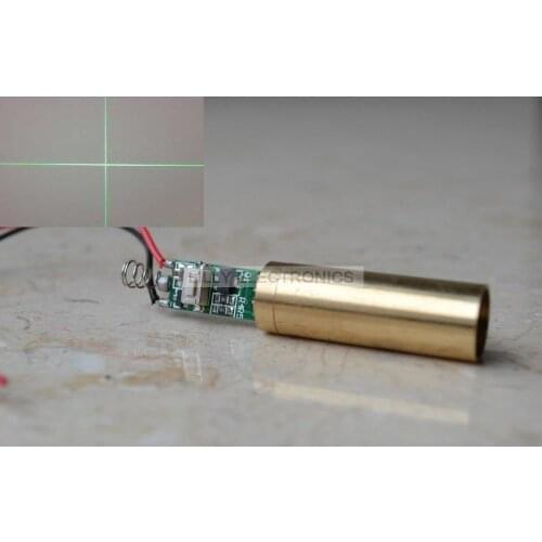 532nm 20mW 3.0-3.7V Green Laser Cross Module