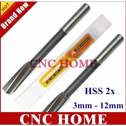 7pcs/set HSS spiral machine reamer Processing stainless steel cast iron steel 3*4*5*6*8*10*12mm precision H7