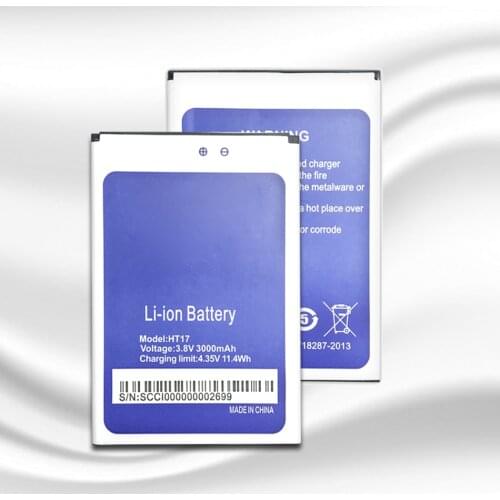 HT 17 HT-17 NEW 3000mAh Battery For HOMTOM HT17 / HT17 PRO Moble Phone Batteria batterij +Tracking Number