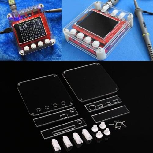 Acrylic Protection Case For DSO138 Mini Digital Oscilloscope DIY Anti Scratch Cover Transparent Shield