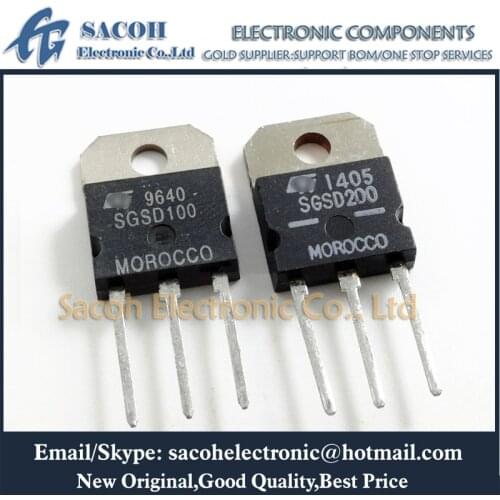 Free Shipping 10Pairs SGSD100 + SGSD200 or SGSD311 SGSD0030 SGSD00033 SGSD400 TO-218 Complementary power Darlington transistors