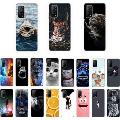 Animal Colorful Case for Xiaomi Mi 10T Pro Case Silicone Soft Covers for Xiaomi Mi 10T Back Cover for Mi 10 T 10Tpro Case bumper