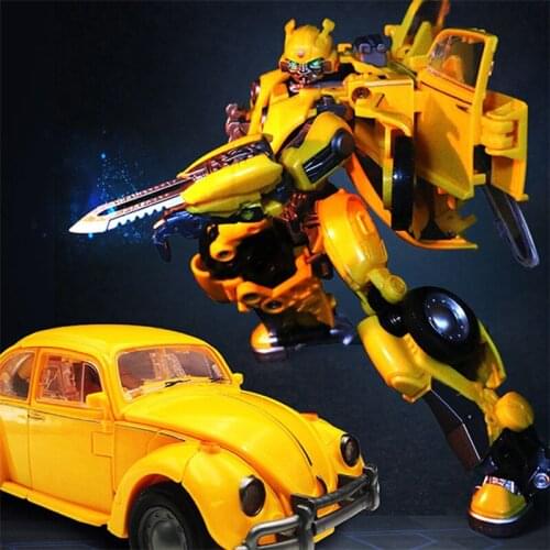 Wei Jiang big size 21cm Transformation 5 Movie Toys boy Cool SS Anime Action Figures Robot Car Dinosaur Model kids birthday Toy