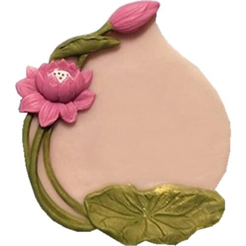Lotus Soap Mold for Cold Process Soap Making Aroma Candle Wax Melt Moulds Flower Heart Shape Resin Crafts Mould
