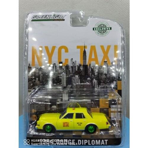 GreenLight 1:64 1984 DODGE DIPLOMAT 30199 Green version Metal Diecast Alloy toy cars Model Vehicles For Children Boys gift hot