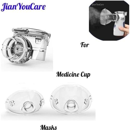 JYouCare Accessories medicine cup and masks for child kids and adult for Health Care Mini Handheld silent Inhaler Nebulizer