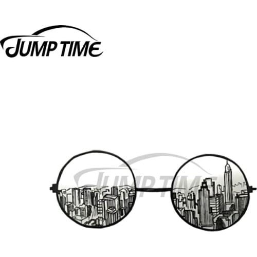 JumpTime 13 x 2.8cm For Glasses The View RV Car Stickers Windows Scratch-proof Cartoon Vinyl Car Wrap Waterproof Decal