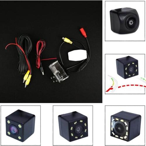 Fisheye 4 8 12 LED Car CCD Night Vision Parking Waterproof Rear View Camera For Toyota Corolla 2007-2012 BYD G3 L3 G6 Surui