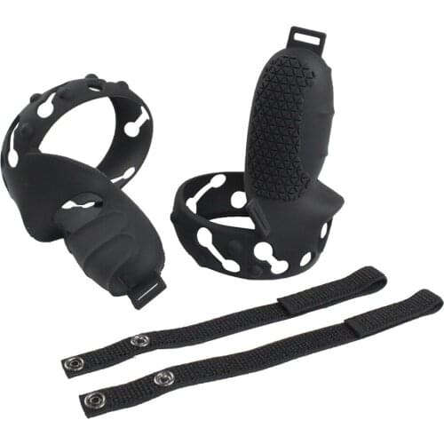 Eye Mask Pad Face Protective Cover Sweat Proof Silicone Controller Grip Cover Knuckle Strap for Oculus Quest 2