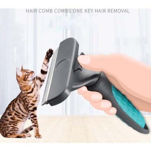 Newest Comfortable Pet Hair Removal Comb Cats Dog Grooming Comb Puppy Kitten Hair Shedding Trimmer Combs Pets Grooming Tools
