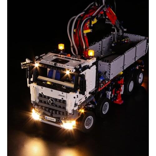 Led Light Compatible For 42043 Building Brick Blocks 20005 the Arocs 3245 truck car Toys( light with Battery box)