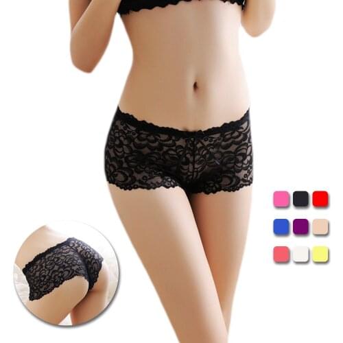 UNLIMON Women Panties Sexy Lace Briefs Low-Waist Underpants Seamless Thong One Piece Free Shipping Briefs