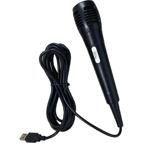 Universal USB 2.0 Handheld Gamepad Wired Microphone MIC for PS4 Plug & Play