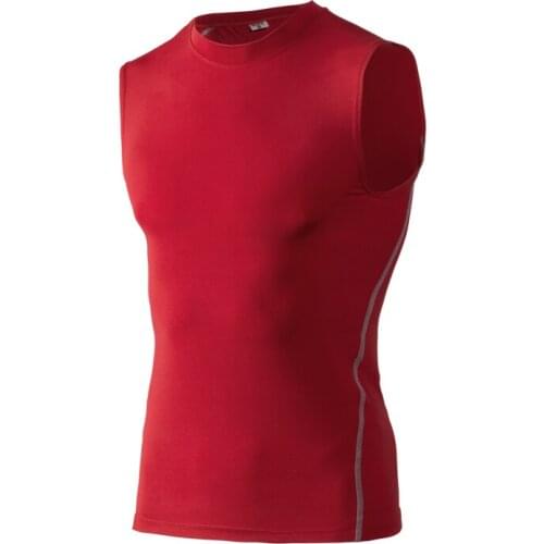 Y1002 New Quickly Dry Elastic Tights Vest Top Gym Fitness Bodybuilding Sleeveless T Shirts Sport Running Vest SHM Yoga Shirt Men