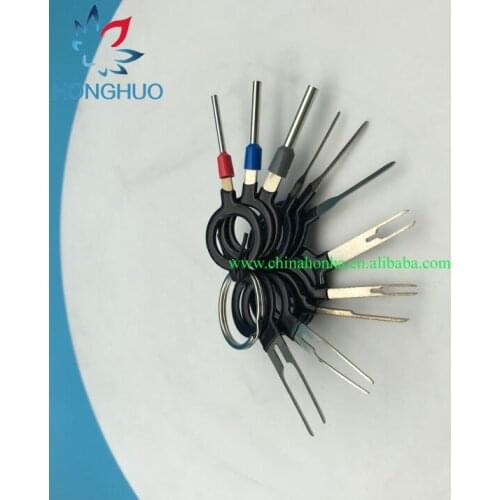 1 PCS 11Pcs Terminal Removal Tools Car Electrical Wiring Crimp Connector Pin Extractor Kit Car Repair Hand Tool Plug key