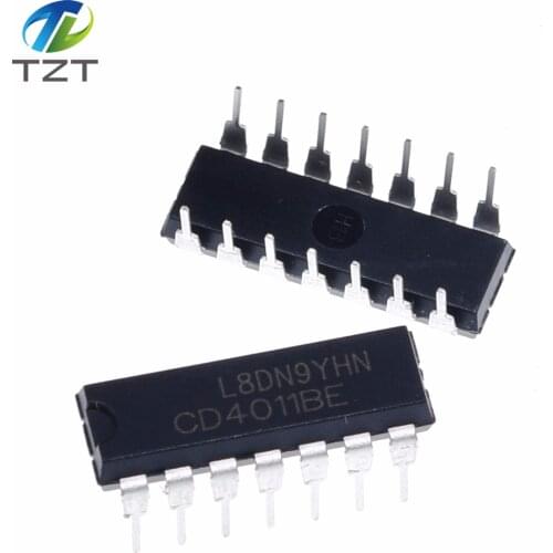 10PCS CD4093BE DIP14 CD4093 DIP 4093 DIP-14 4093BE new and original IC