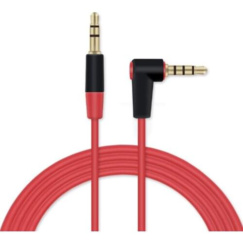 10pcs/50pcs 3.5mm Jack Elbow Male to Male Stereo Headphone Car Aux Audio Extension Cable Accessories