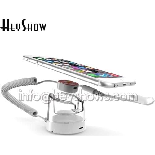 10x Mobile Phone Security Stand Acrylic Smartphone Burglar Alarm System Anti Theft Display For Cellphone Seguridad Holder DHL