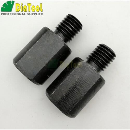 DIATOOL 2 pcs Adapter for M14 to 5/8-11 Thread Diamond core bits Grinding wheel adapter Connection Converter