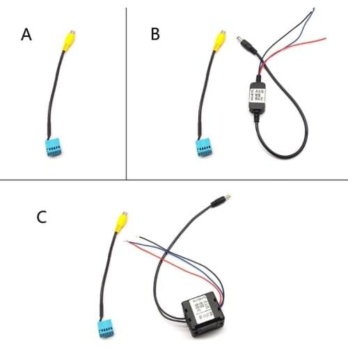 Car RCA Rear View Camera Plus Timer Relay Delay Filter MIB Conversion Cable Wire
