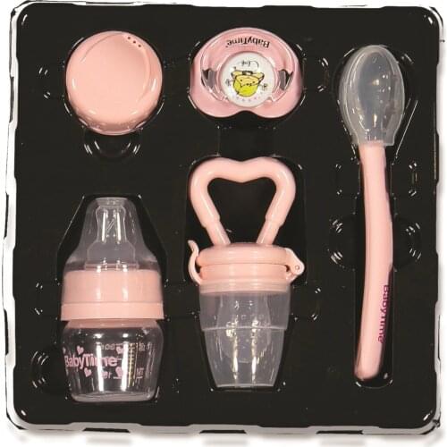 BabyTime Pink Nutrition Set 5 Piece